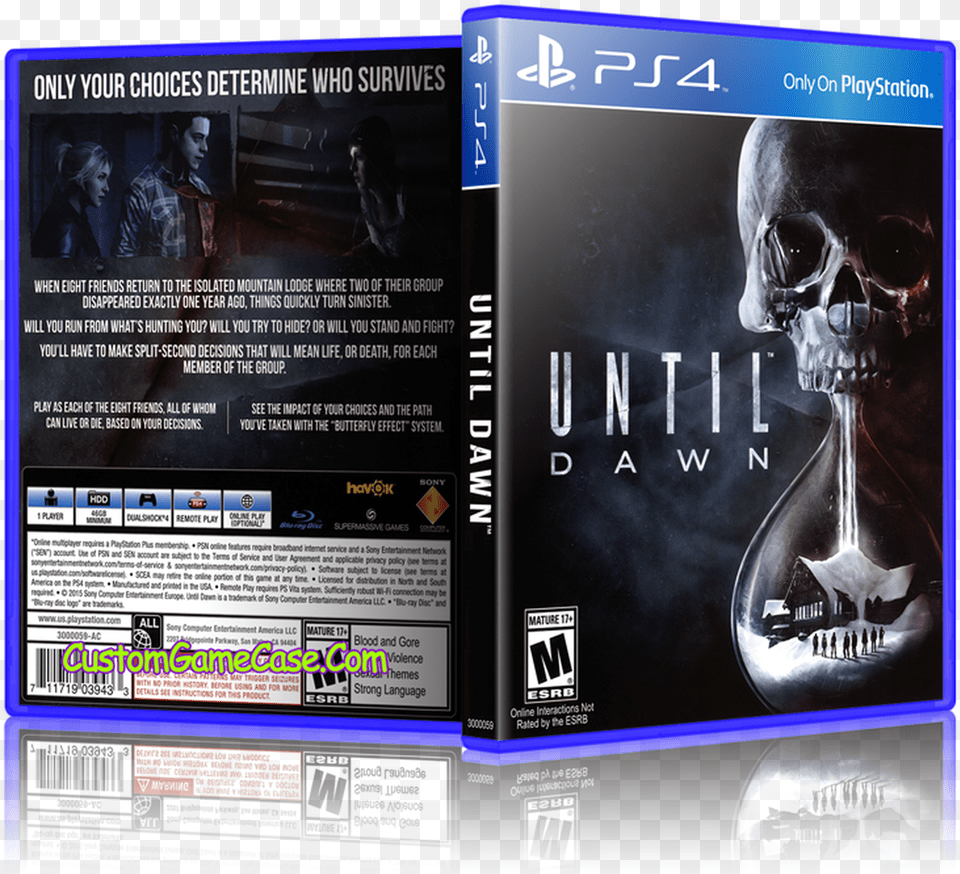 Sony Playstation 4 Ps4 Until Dawn Hits Playstation, Advertisement, Poster, Person, Reptile Free Png