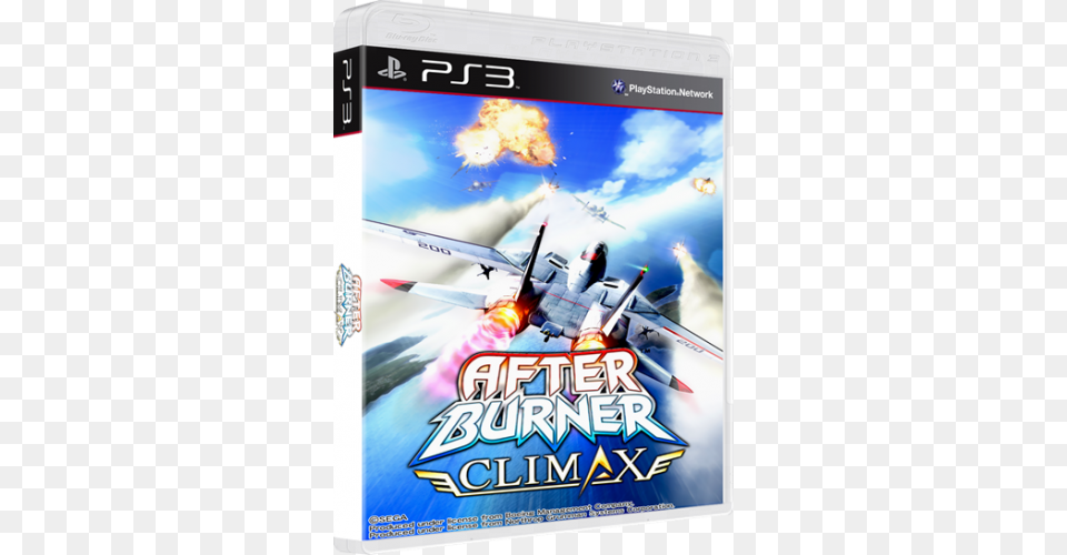 Sony Playstation After Burner Climax, Advertisement, Poster, Aircraft, Transportation Free Transparent Png
