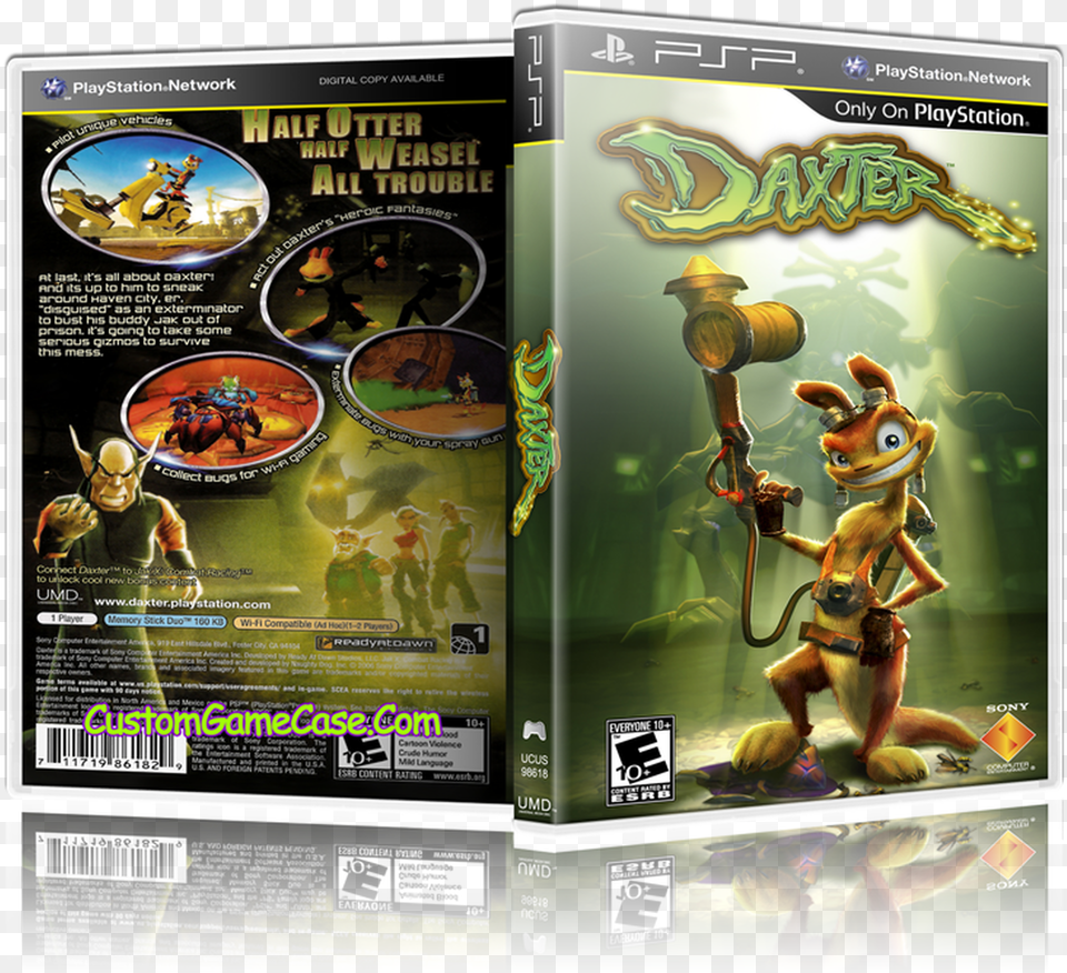 Sony Playstation Portable Psp Daxter Psp Cover, Advertisement, Poster, Adult, Person Free Png