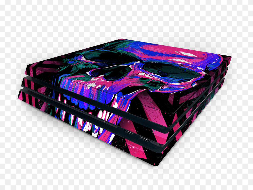 Sony Pro Cyber Skull Skin, Ice, Box, Crib, Furniture Png Image