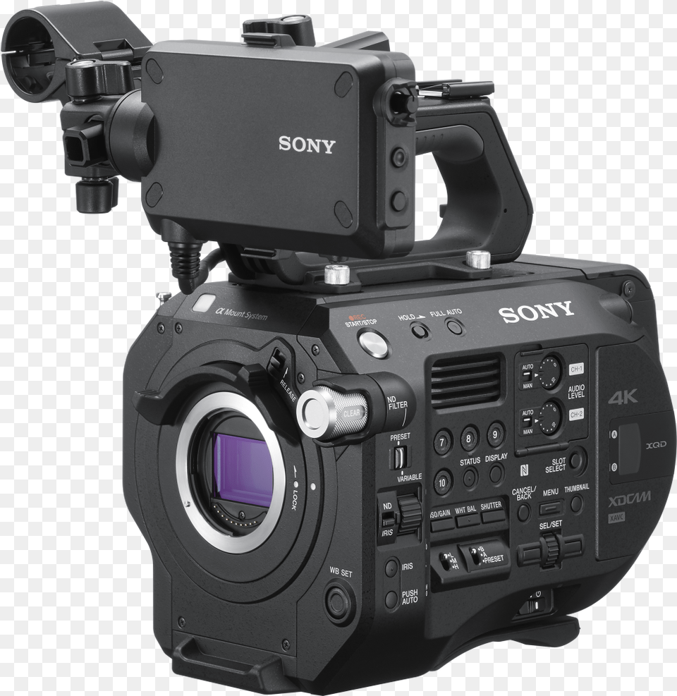 Sony Pxw Fs7m2 Xdcam 4k Super35 Exmorcmos Sensor Camera Sony Fs7 Mark Ii, Electronics, Video Camera, Digital Camera Png