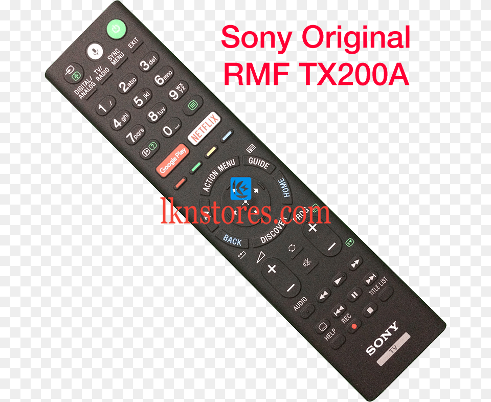 Sony Rmf Tx200a Original Led Tv Remote With Google Bgh Ble3213rt Control Remoto, Electronics, Remote Control Png Image