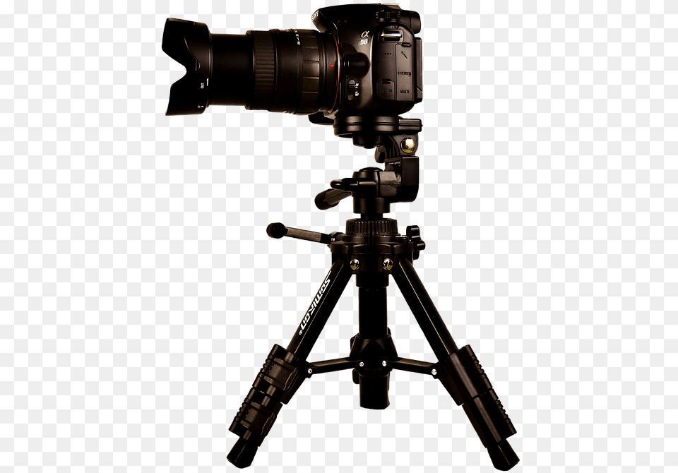 Sony Slt A58 Camera Sony Digital Camera Photography Camera On Tripod Clipart, Electronics, Video Camera, Gun, Weapon Png