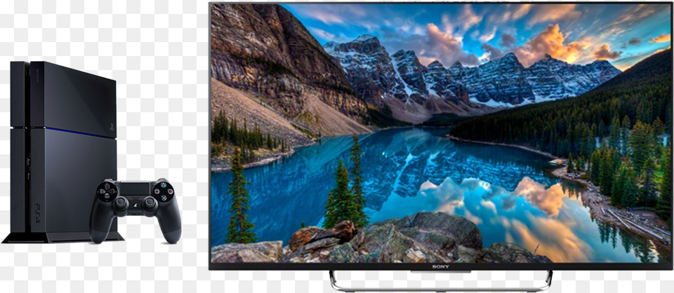 Sony Tv And Ps4 Sony Bravia 55 Inch 1080p 3d, Nature, Scenery, Outdoors, Computer Hardware Free Png