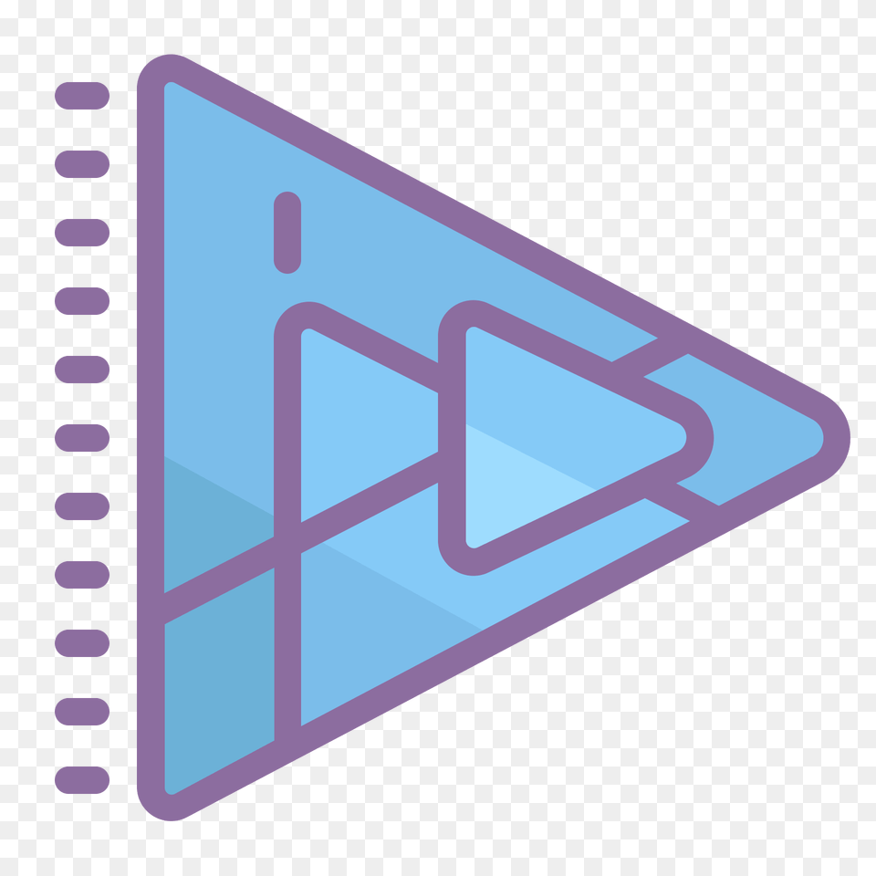 Sony Vegas Icon, Triangle, Blackboard Free Png Download