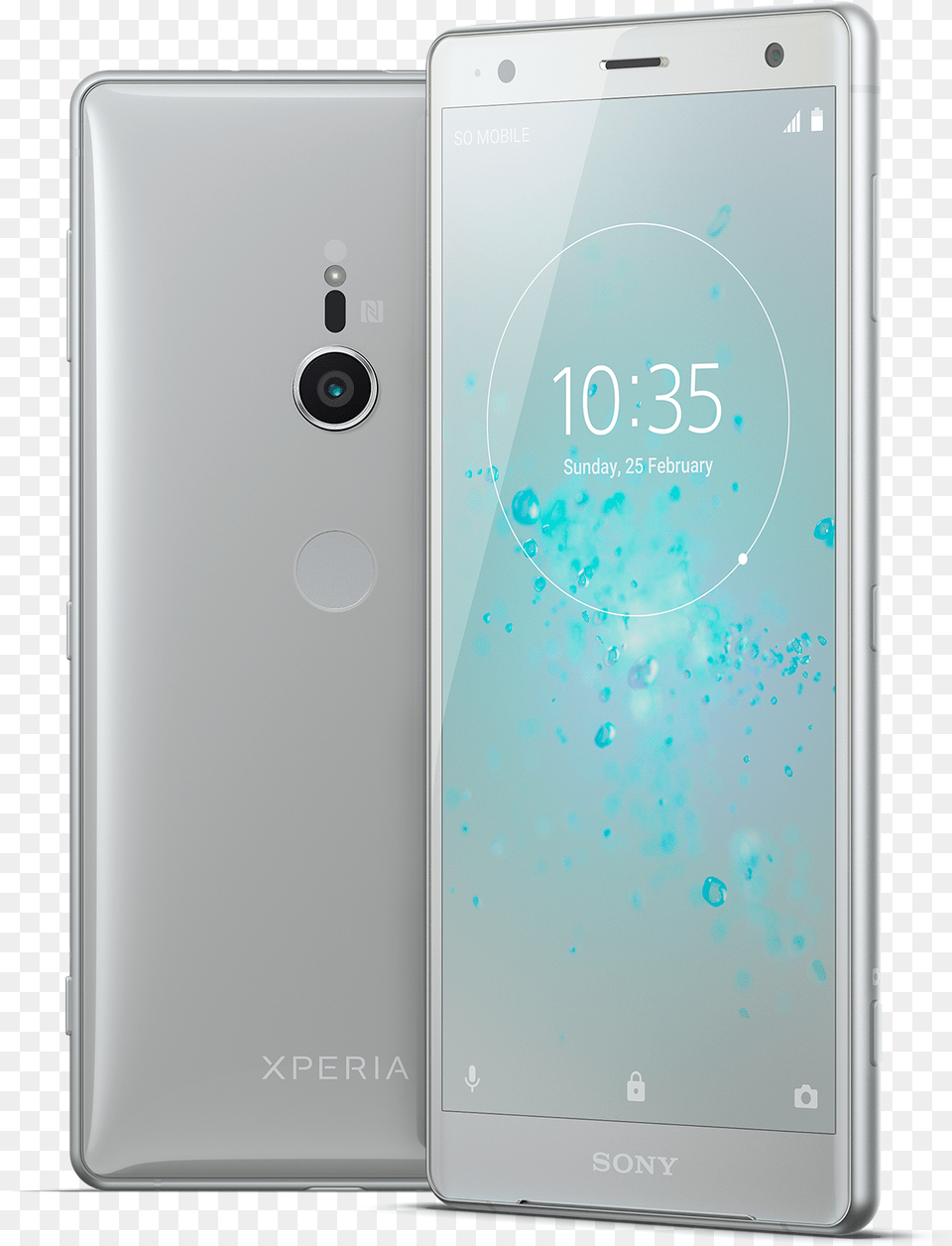 Sony Xperia Xz2 Compact White Silver, Electronics, Mobile Phone, Phone Free Png Download