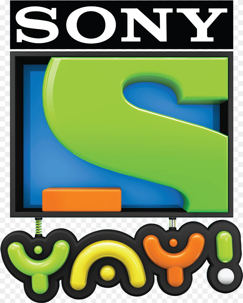 Sony Yay Logo, Text, Symbol, Number, Screen Png Image