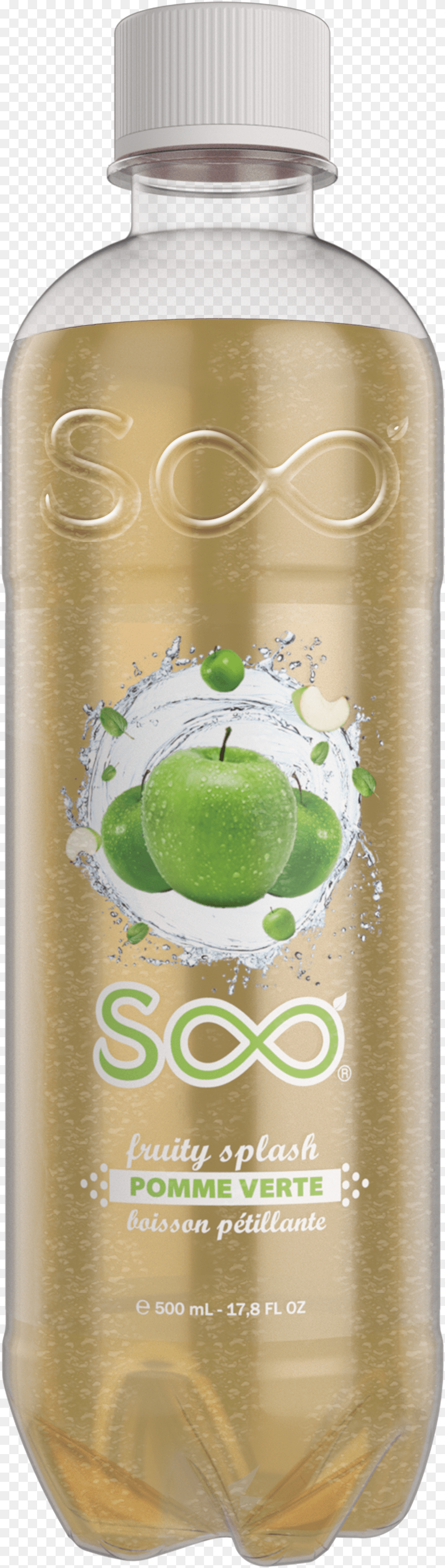 Soo Apple Flavour Carbonated Drink Free Transparent Png