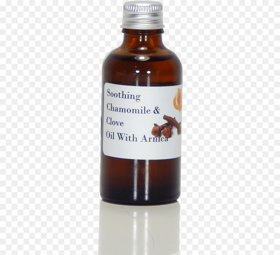 Soothing Chamomile Amp Clove Oil Sorrel, Bottle, Food, Seasoning, Syrup Free Png