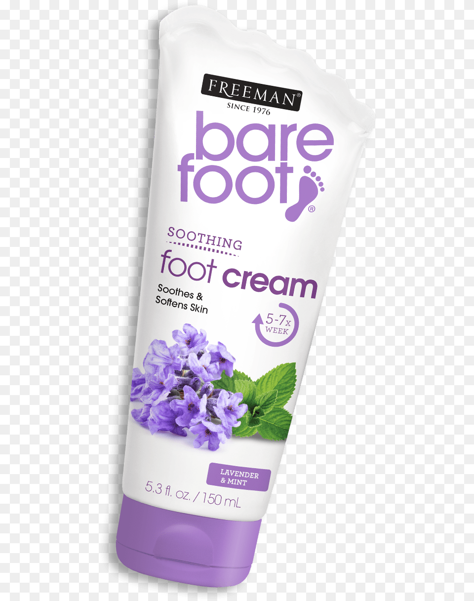 Soothing Foot Cream Lavender Amp Mint Freeman Bare Foot Cream Lavender Mint 53 Oz, Herbal, Herbs, Plant, Flower Free Transparent Png