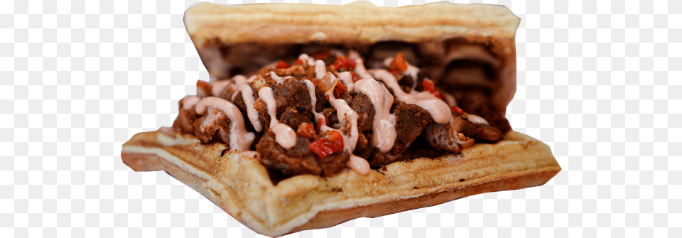 Sooyah Waffle, Food, Sandwich, Meat Png