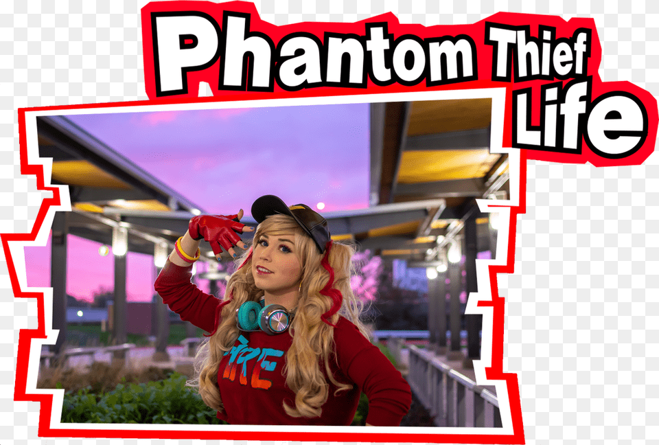 Sopheria Cosplay As Ann Takamaki From Persona 5 Dancing, Adult, Portrait, Photography, Person Png Image