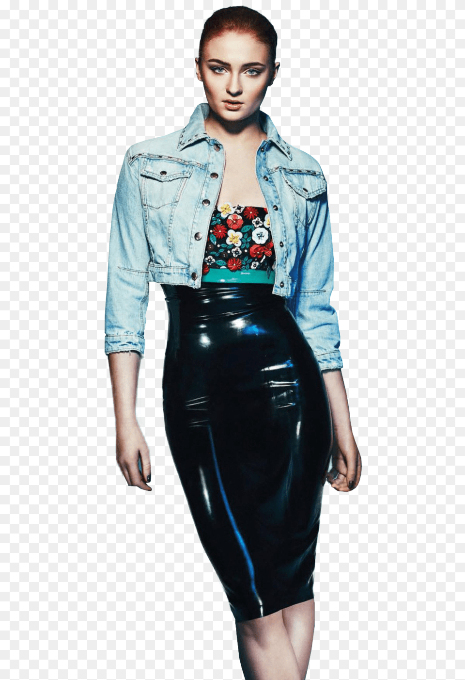 Sophie Turner Transparent Background Sophie Turner Transparent, Adult, Person, Pants, Woman Free Png