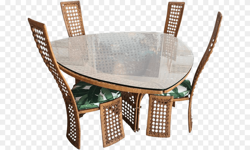 Sophisticated Danny Ho Fong Rattan Amp Wicker Dining Dining Room, Dining Table, Furniture, Table, Tabletop Png