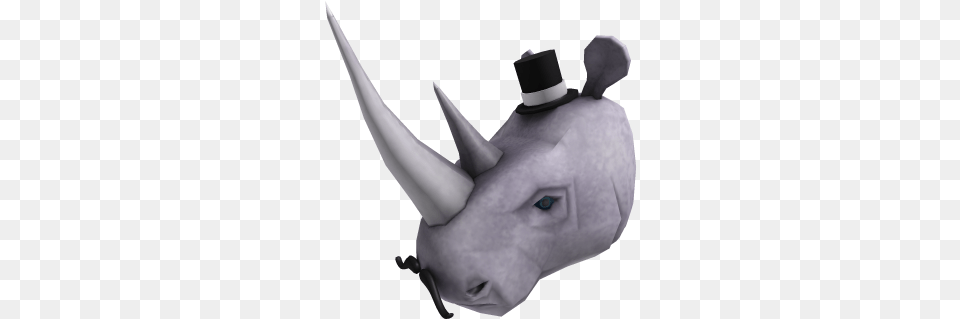 Sophisticated Rhino Roblox Black Rhinoceros, Animal, Mammal, Wildlife, Baby Png Image