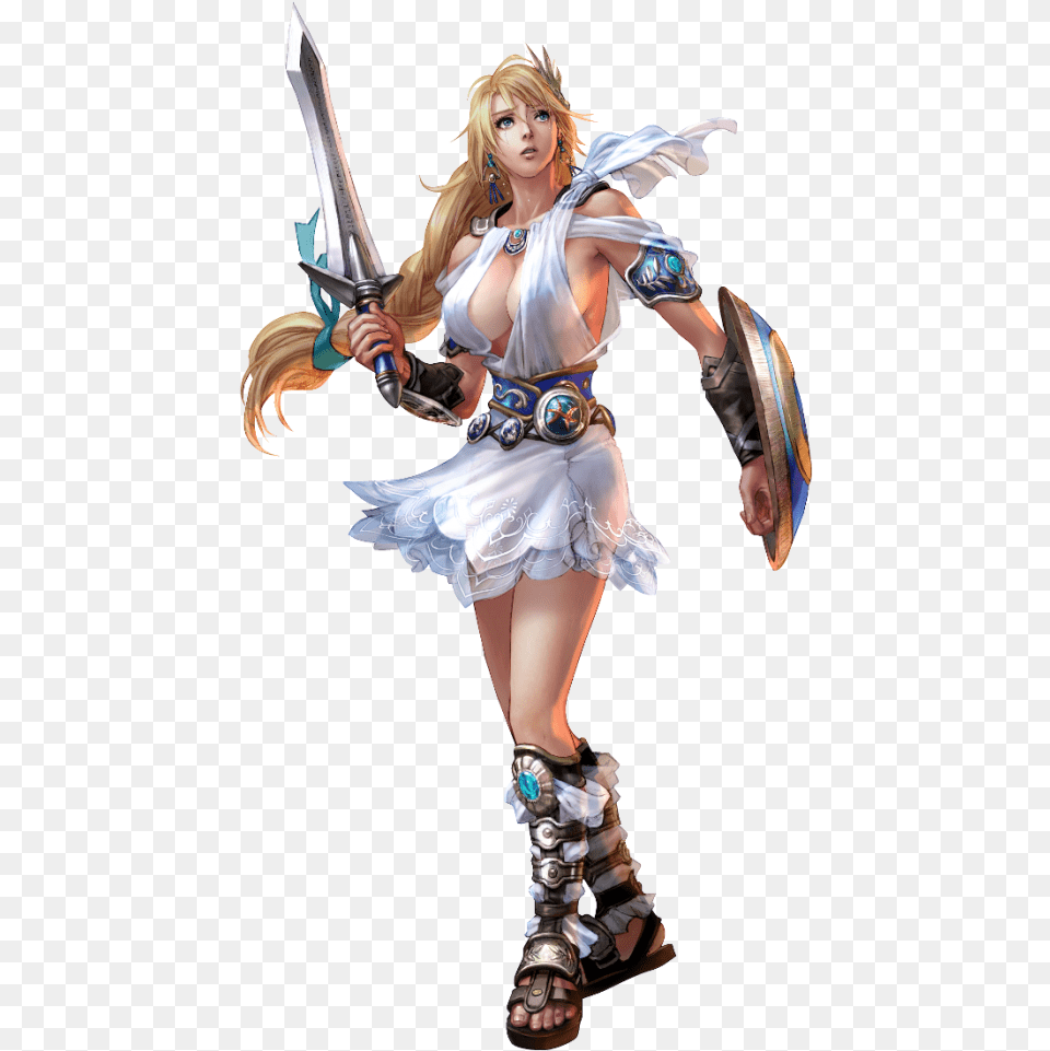 Sophitia Alexandra Soul Calibur 4 Sophitia, Clothing, Costume, Person, Weapon Free Transparent Png