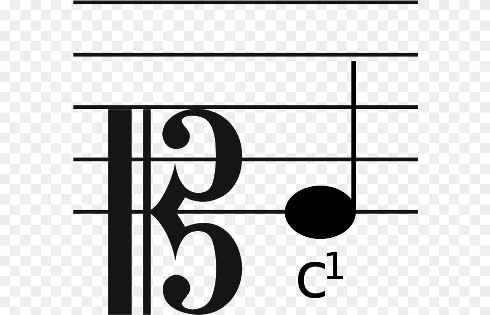 Soprano Clef With Note Does Not Bring Joy, Text, Number, Symbol Free Png Download