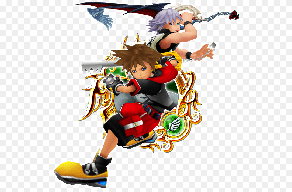 Sora And Riku Tsum Image Kingdom Hearts Union X Avatars, Book, Comics, Publication, Baby Png