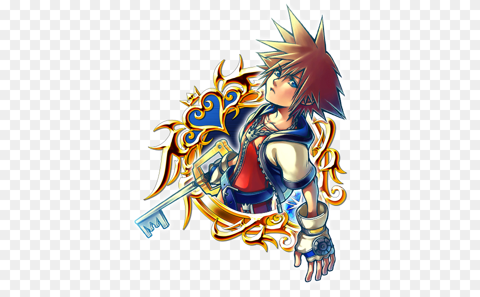 Sora Art Ex Khux Wiki Art Sora Kingdom Hearts, Book, Comics, Publication, Anime Free Png Download