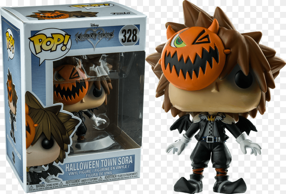 Sora Halloween Town Funko, Toy, Person, Figurine, Face Png Image