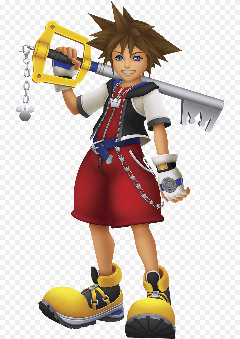 Sora Kingdom Hearts 1 Outfit, Book, Comics, Publication, Person Png Image