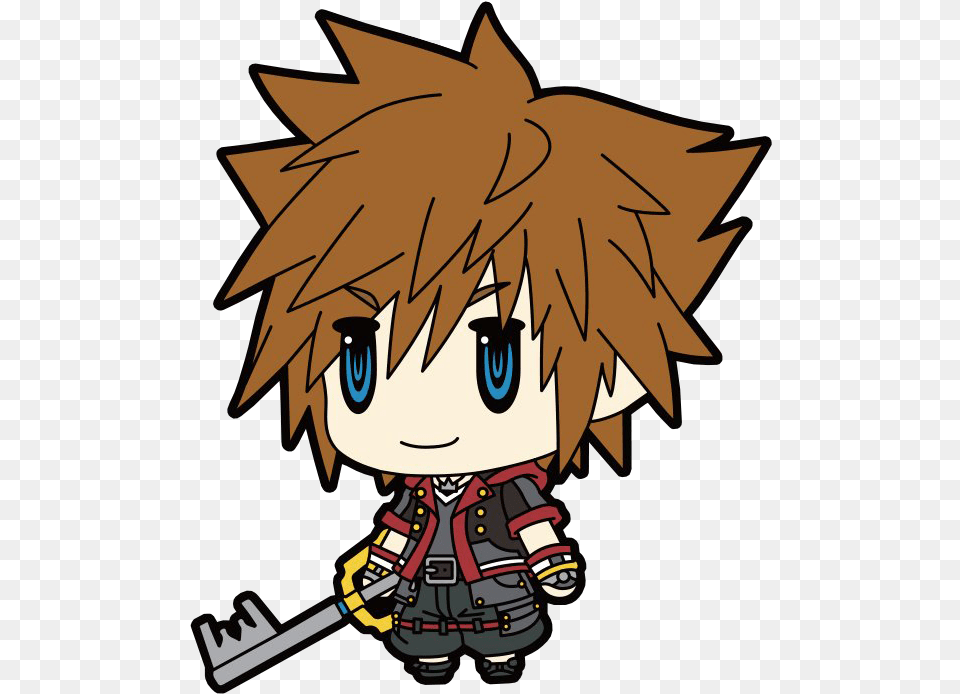 Sora Kingdom Hearts Zerochan Anime Book, Comics, Publication, Person Free Png Download