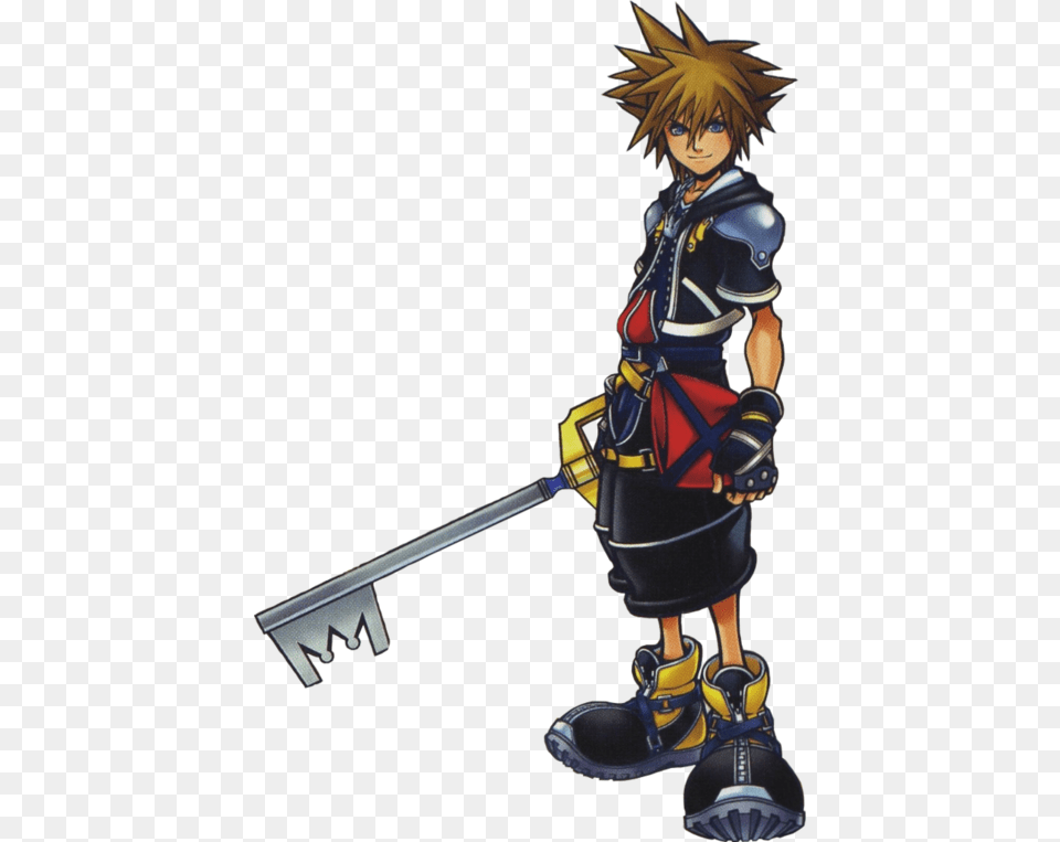 Sora Kingdom Hearts, Book, Comics, Publication, Person Free Png