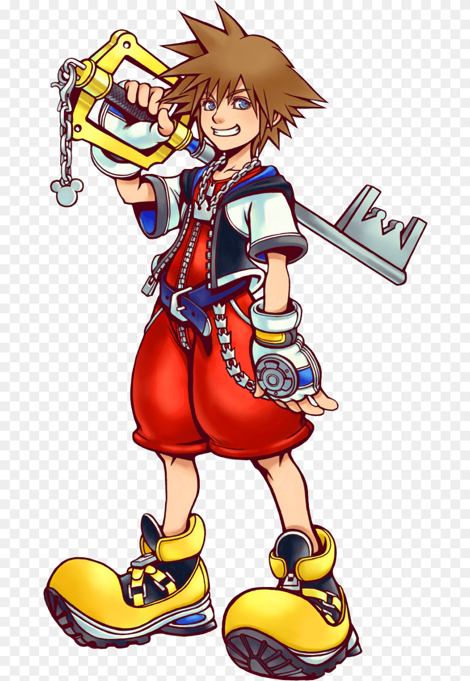 Sora Kingdom Hearts Character, Book, Publication, Comics, Baby Free Png