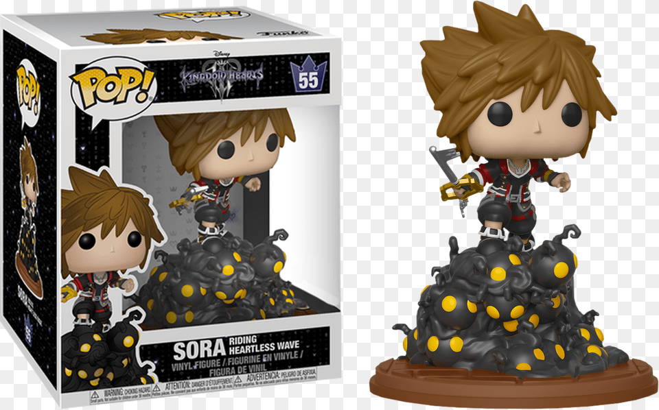 Sora Kingdom Hearts Funko Pop, Doll, Toy, Baby, Face Png