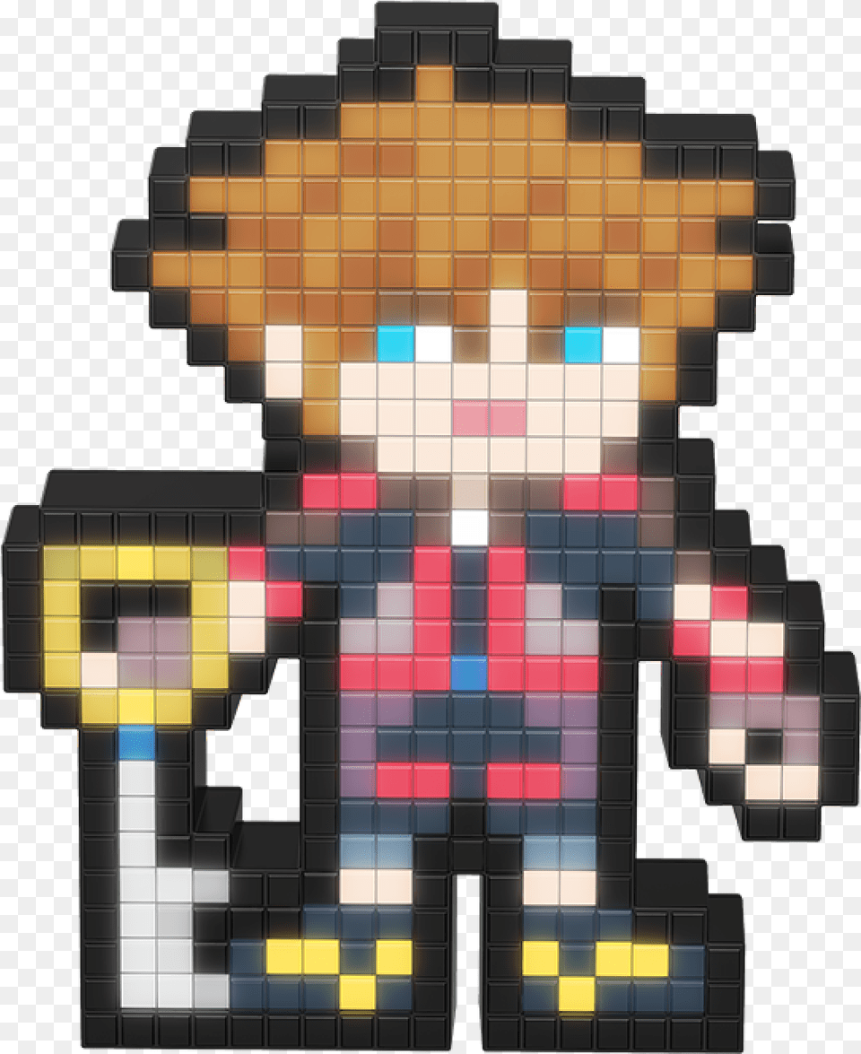 Sora Pdp Pixel Pals Kingdom Hearts Sora Full Size Kingdom Hearts Pixel Pal, Art, Tile, Mosaic Png Image