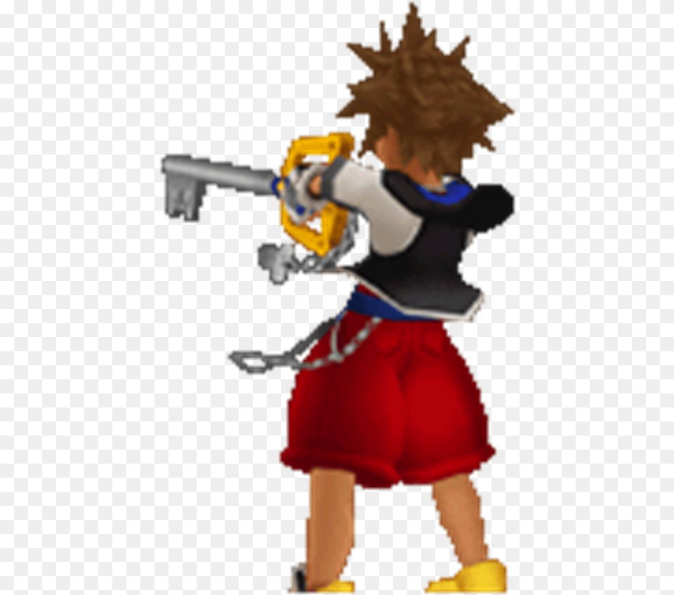 Sora Talk Sprite Khrec Kingdom Hearts Chain Of Memories Sora Sprites, Person, Book, Comics, Publication Png Image