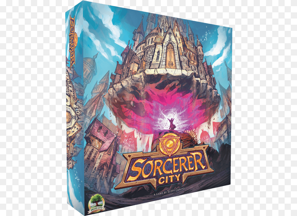 Sorcerer City Board Game, Book, Publication, Advertisement Free Png