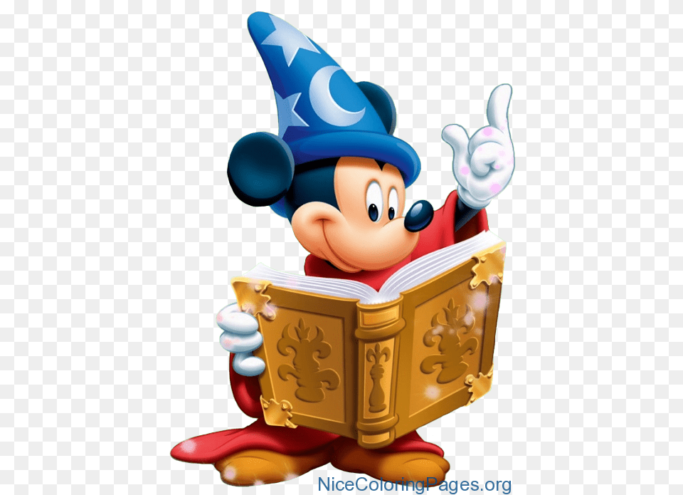 Sorcerer Mickey Clipart Nice Coloring Pages For Kids, Clothing, Hat Free Png Download