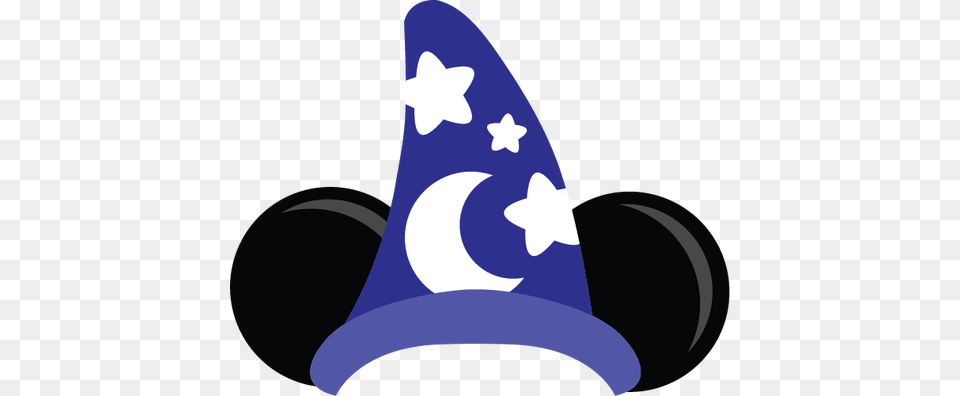 Sorcerer Mickey Hat With Ears Disney Cricut, Clothing, Party Hat Free Transparent Png