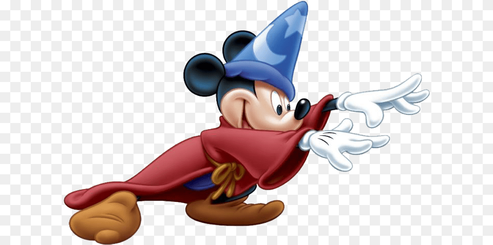Sorcerer Mickey Mickey Mouse Fantasia, Clothing, Hat, Baby, Person Png Image