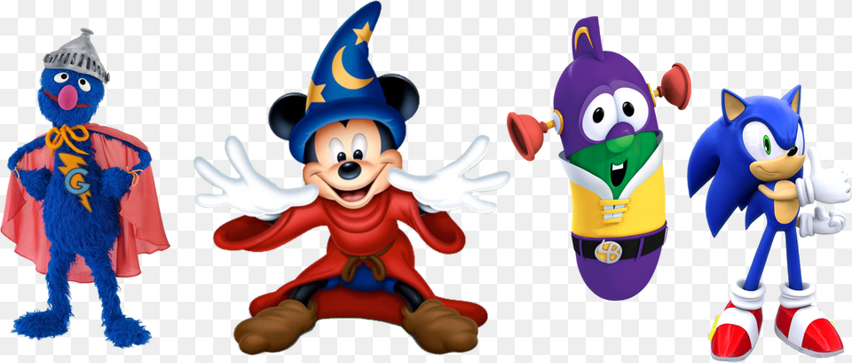 Sorcerer Mickey Sonic The Hedgehog Larryboy Amp Super Mickey Mouse Sorcerer, Toy, Baby, Person, Face Png