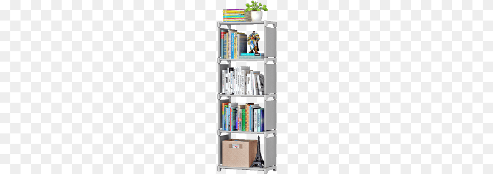 Sorno Simple Bookshelf Bookcase Office Storage Rack Diy Stand For Books, Furniture, Shelf, Plant Free Png