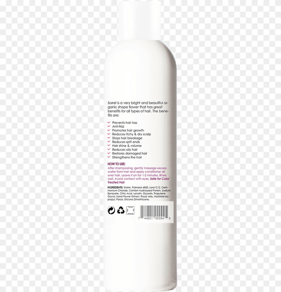 Sorrel Cosmetics 10 Beneficial Conditioner With Keratin Cosmetics, Bottle Png Image