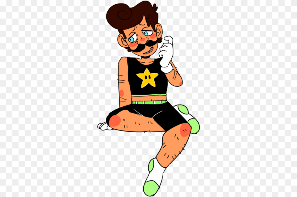 Sorry But Luigi Is Gay And Trans I Dont Make The Rules Trans Luigi, Baby, Cartoon, Face, Head Free Png Download