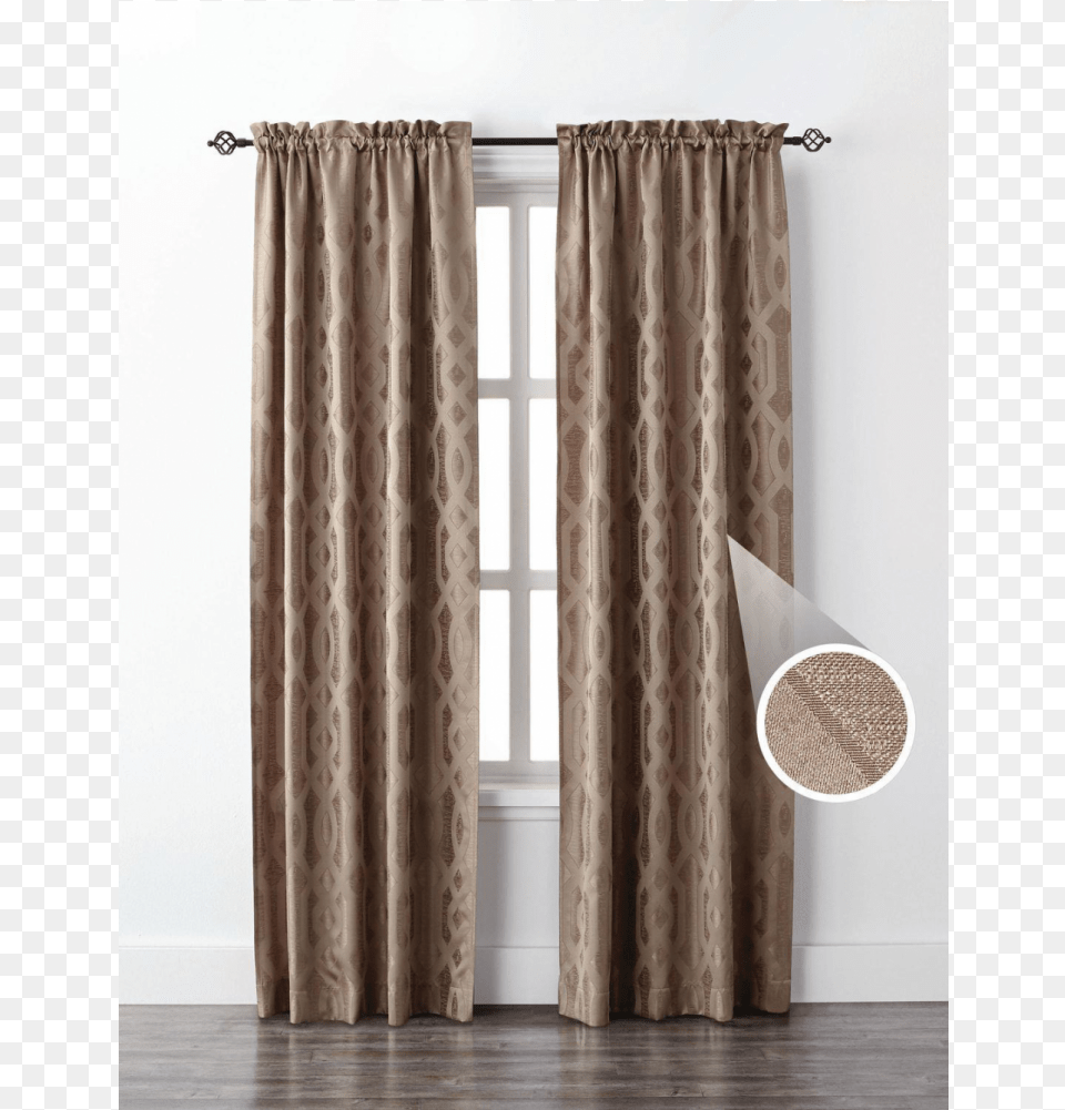 Sorry Mainstays Mainstays Geo Jacquard Single Window Curtain, Texture, Door Free Transparent Png