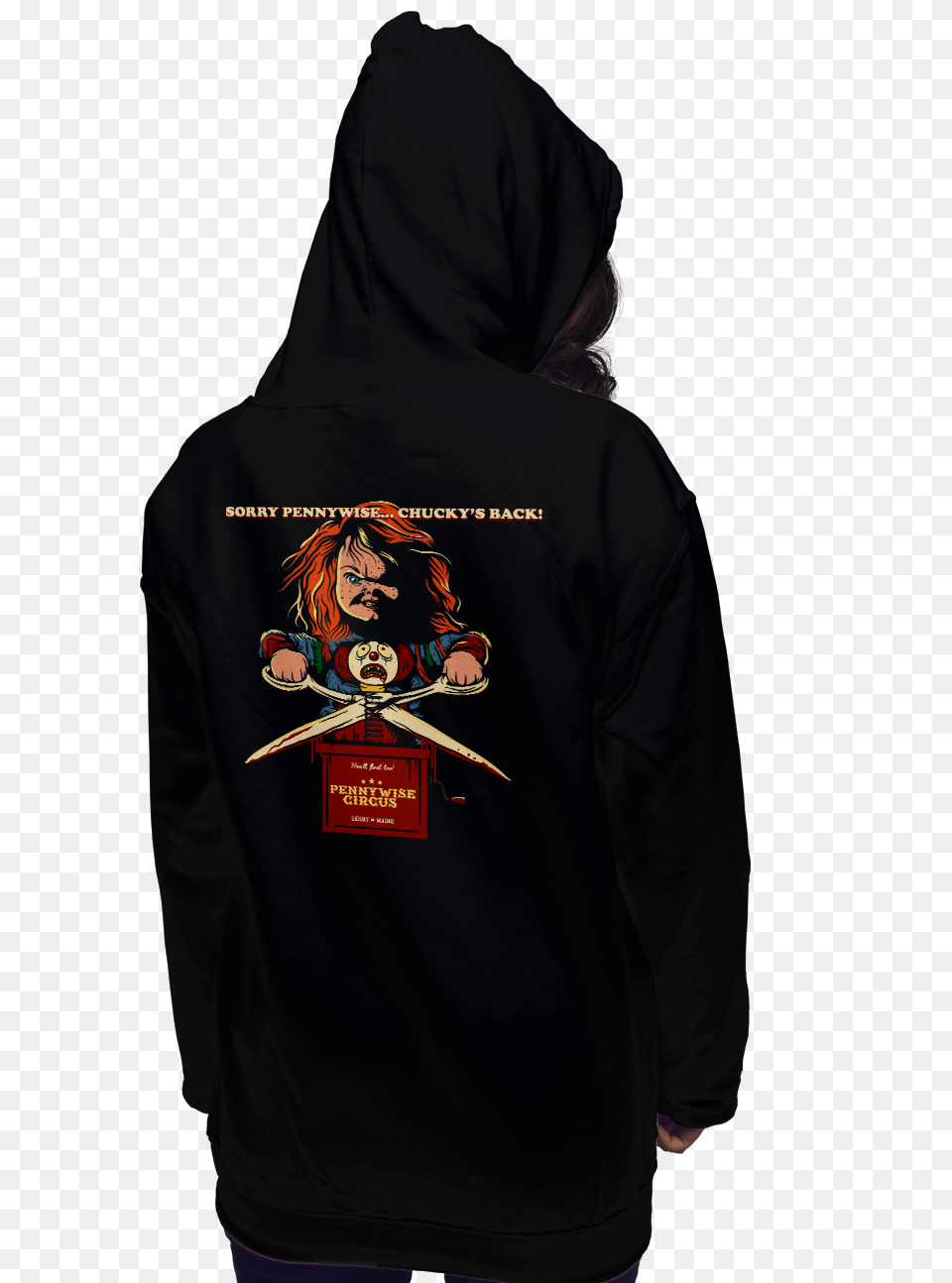 Sorry Pennywise The Worlds Favorite Shirt Shop Shirtpunch, Clothing, Hood, Hoodie, Knitwear Free Png Download