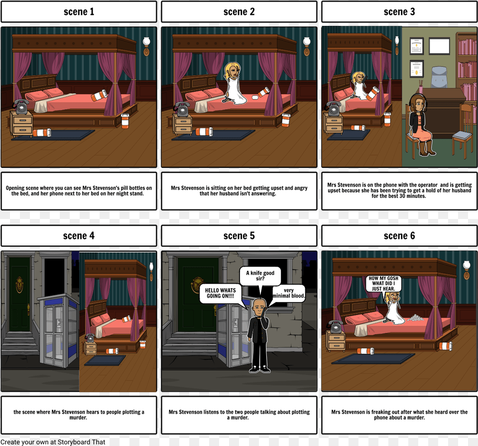 Sorry Wrong Number Scene, Publication, Book, Comics, Furniture Png Image
