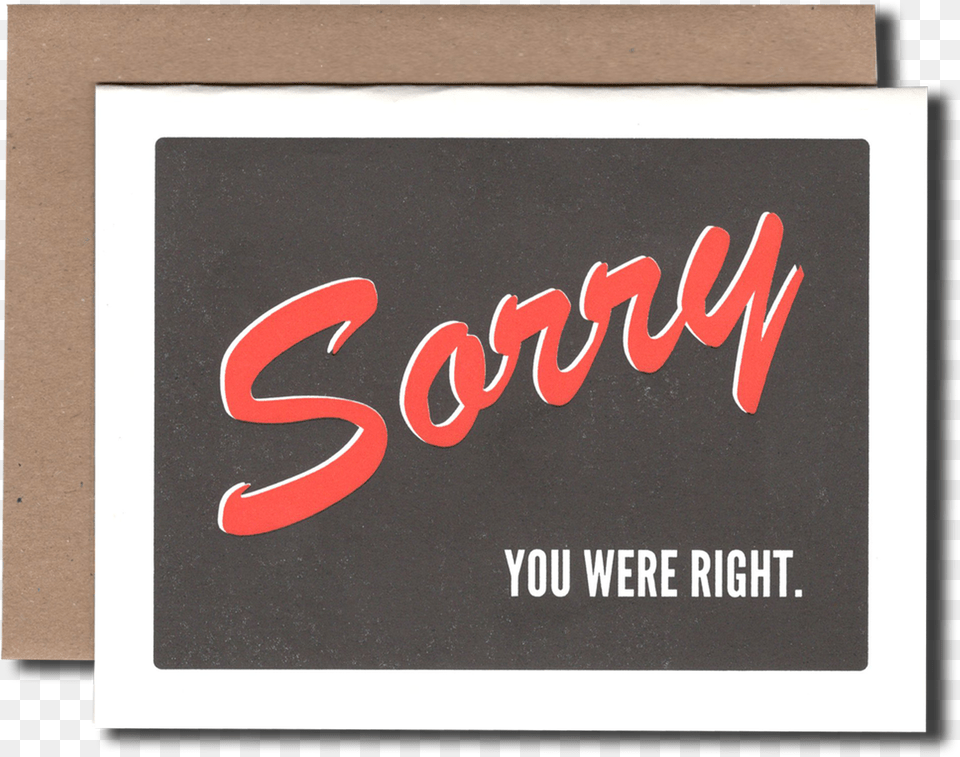 Sorry You Were Right Album, Text, Advertisement Png Image