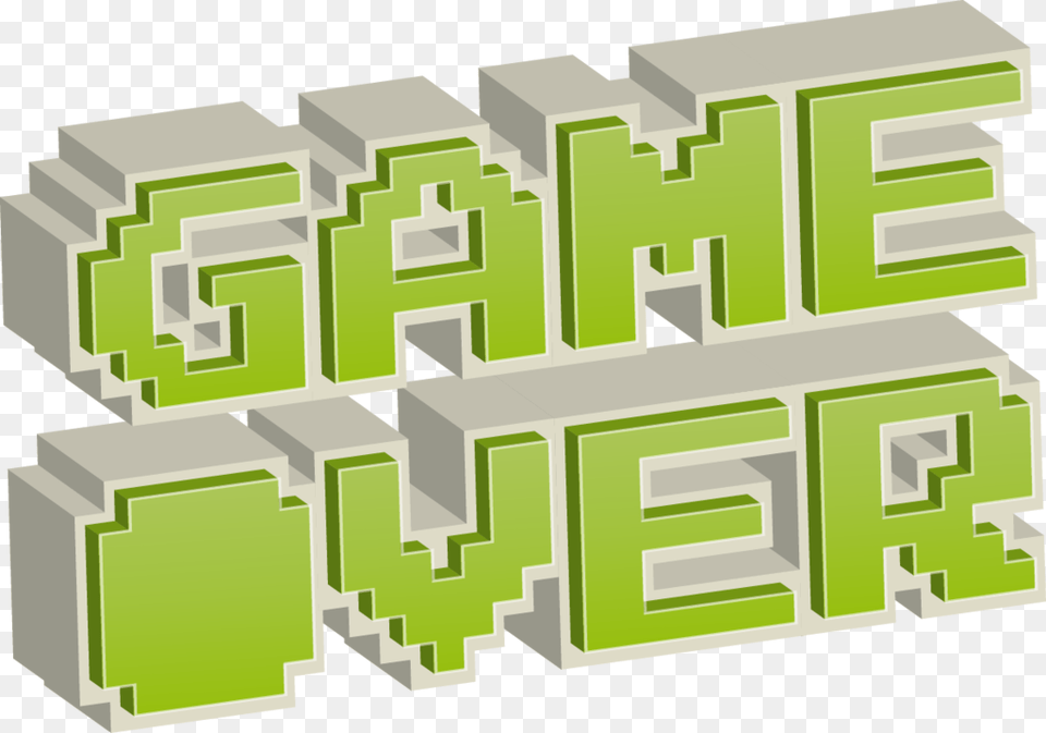 Sorted Photos Game Over Arcade, Green Png
