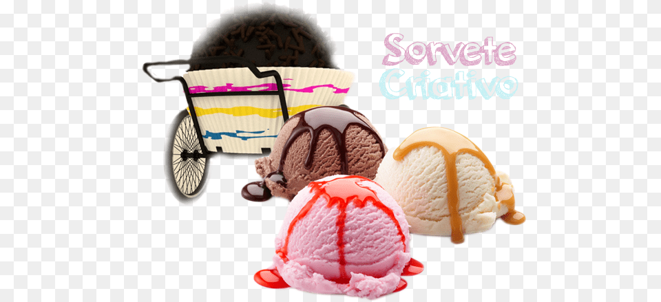 Sorvete Criativo Ice Cream 1 Ball, Dessert, Food, Ice Cream, Machine Free Png Download