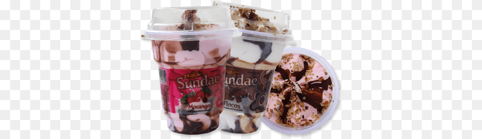 Sorvete Sundae Sorvete No Copinho, Cream, Dessert, Food, Ice Cream Free Transparent Png