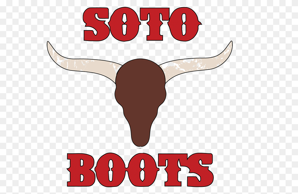 Soto Boots Logo, Animal, Mammal, Longhorn, Livestock Png