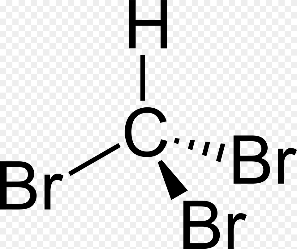 Soubor Bromoform 2d Chloroform Structure, Gray Free Png