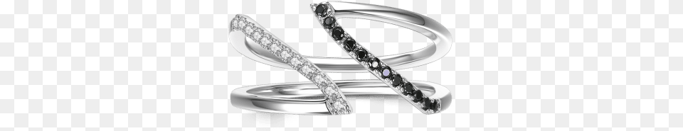 Soufeel White And Black Ring Silver Soufeel Rings Soufeel White And Black Ring, Accessories, Platinum, Jewelry, Gemstone Png Image