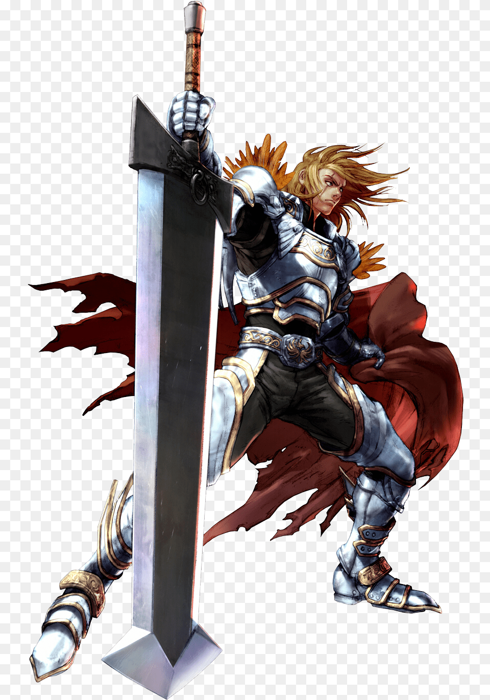 Soul Calibur Siegfried, Weapon, Sword, Person, Man Png